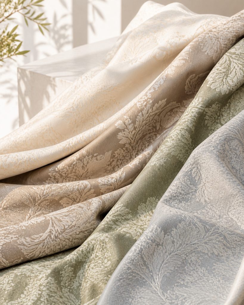 Fancy jacquard fabric — elegant designs by Divino Studios